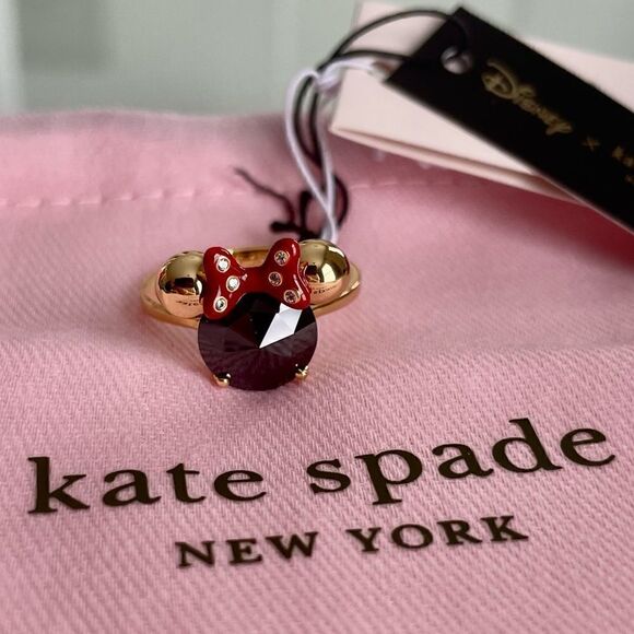 NWT Disney x Kate Spade New York Minnie Ring - Picture 1 of 11